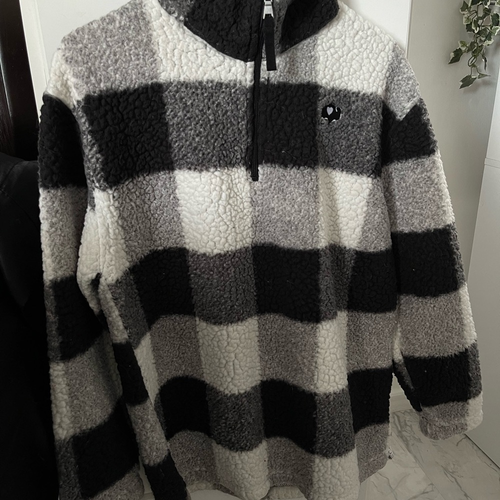 Oversized Buffalo Fuzzy Jacket